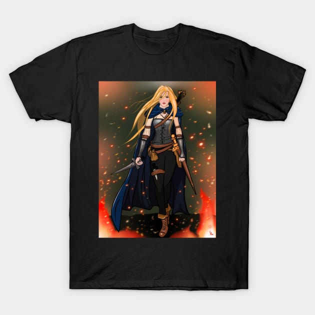 The Adarlan's Assassin became the Fire Heir T-Shirt by AnabellaCor94